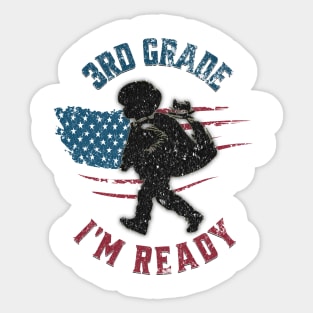 3rd Grade , I'm ready Sticker